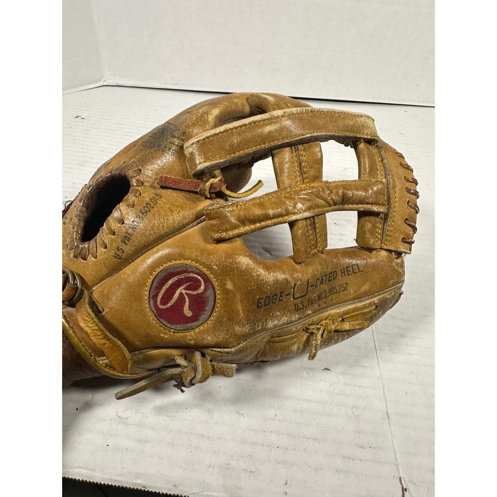 Rawlings HJF50 Dave Concepcion Vintage Baseball Glove Fastback Holdster Tan RHT